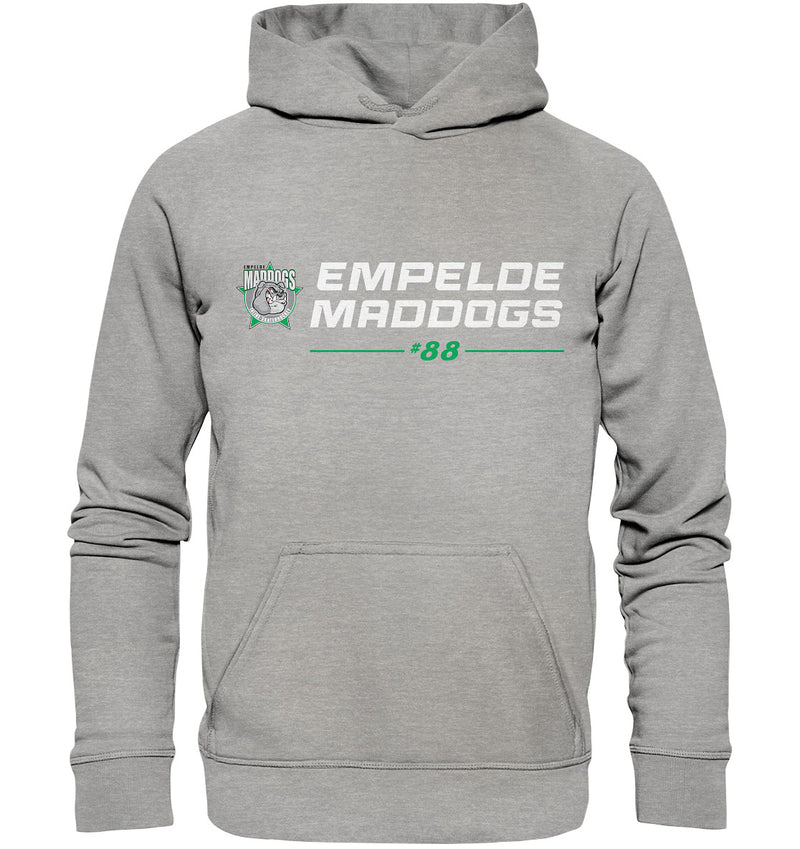 Empelde Maddogs - Hockey Time (mit eigener Nummer und Name) - Hoodie