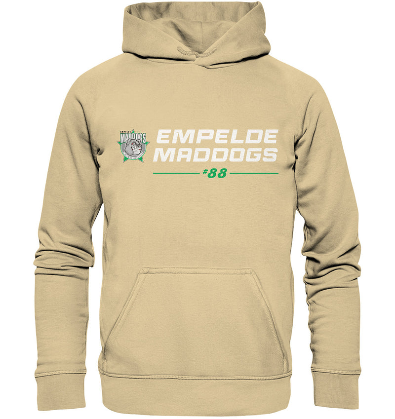 Empelde Maddogs - Hockey Time (mit eigener Nummer und Name) - Hoodie