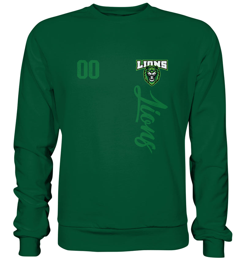 Wunstorf Lions - W.Lions - Sweatshirt (mit eigener Nummer)